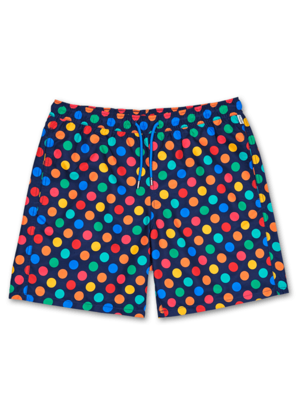 Big Dot Long Swim Shorts