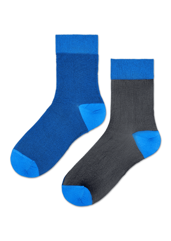 Damen Sneaker Socken: Filippa - Schwarz Blau | Hysteria