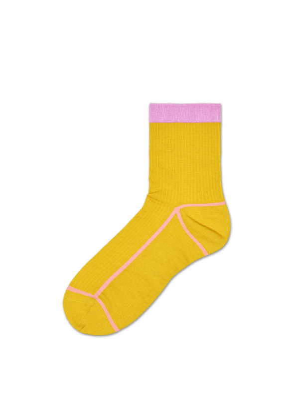Damen Sneaker Socken: Lily - Gelb | Hysteria
