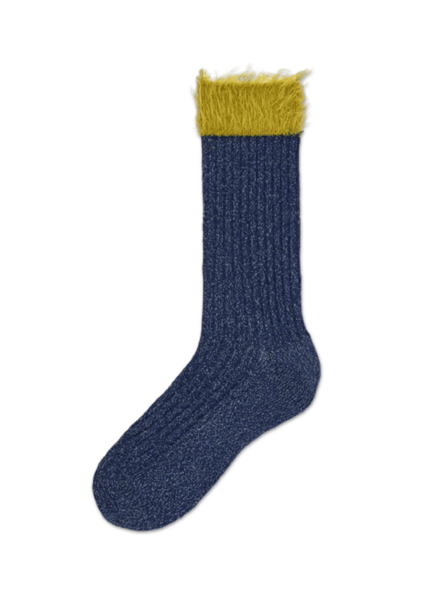 Dunkelblaue mittelhohe Socken: Judit | Hysteria by Happy Socks