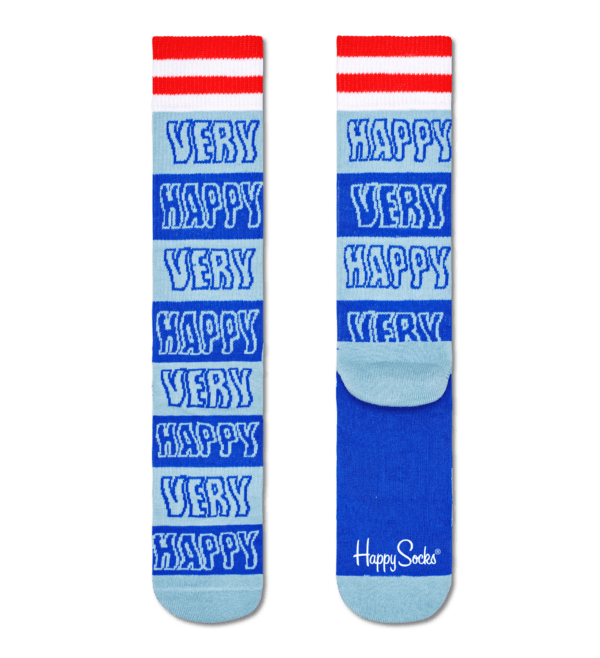 Happy Stripe Socken, Blau | Happy Socks