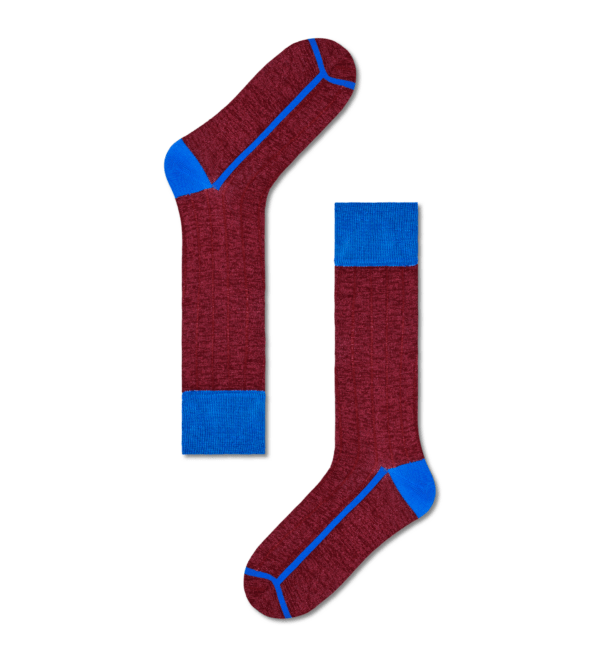 Johanna Mittelhohe Socken, Rot | Happy Socks