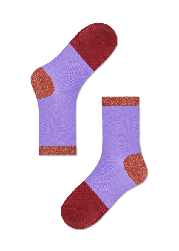 Liza Ankle Socken, Lila | Hysteria | Happy Socks