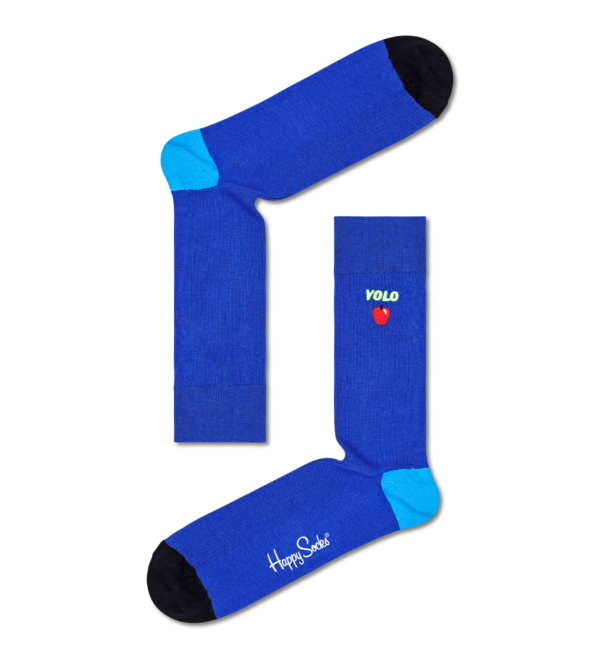 Yolo Socken | Embroidery | Happy Socks