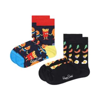 Food Friends 2er-Pack Socken Geschenkset | Happy Socks