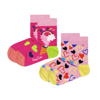 Happy Love 2er-Pack Socken Geschenkset | Happy Socks