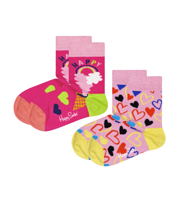 Happy Love 2er-Pack Socken Geschenkset | Happy Socks