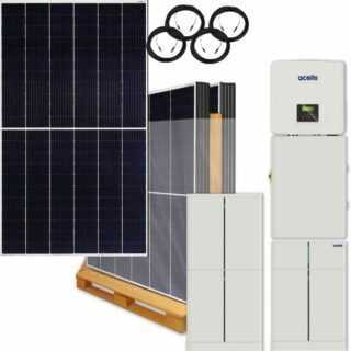 8000 Watt Hybrid Solaranlage Q.HOME + ESS HYB-G3 9 kWh Lithiumspeicher Q-Cells