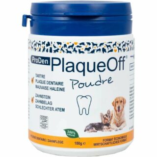 PlaqueOff Animal Zahnpflege für Hunde, 180g