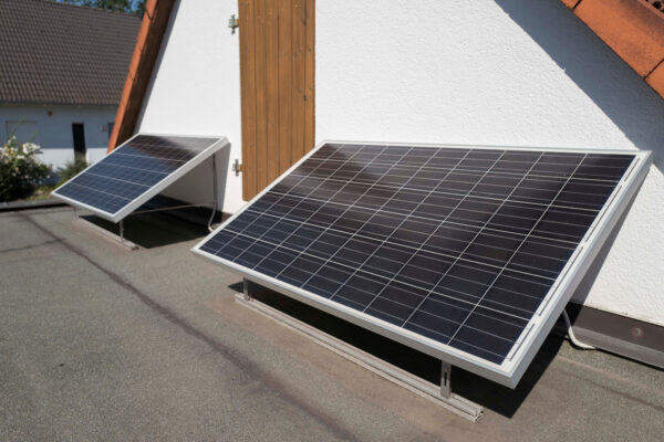 Sunset Solarmodul "Balkonkraftwerk SUNpay600plus", inkl. Edelstahl-Halterungs-Set