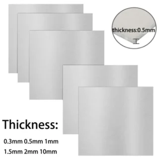 1pcs Thickness 0.3-2mm Effect Of Protection Aluminum Plate Flat Aluminum Sheet Electrical Application DIY Thickness 1x300x300mm