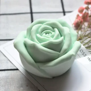 3D Rose Blume Form Silikon Form Für Kerze Mould Rose Aromatherapie Kerze Silikon Formen DIY Gips Ton