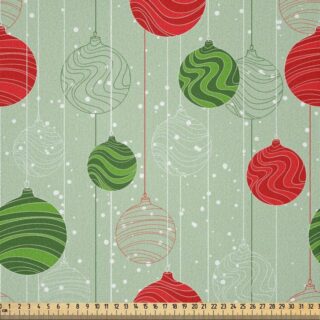Abakuhaus Stoff DIY Bastler Stoff für Dekorationszwecke, Weihnachten Flitter Streicher
