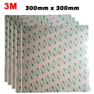 BIG SIZE 300mm*300mm (30cm) 3M 468 Double Sided Adhesive Sticker, High Temperature Resistant for 3D Printer, Thermal Pads