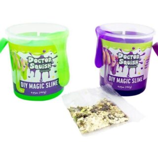 Doctor Squish - DIY Magic Slime Double Set Green and Purple (38496)
