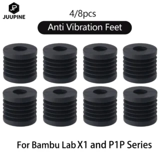 For Bambu Lab 3D Printer Anti Vibration Feet For Bambu Lab X1 Series And P1P Universal Rubber Foot Anti-slip Rubber Shock Pad
