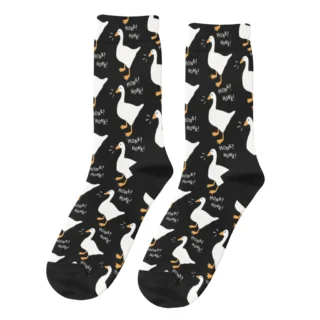 Honk Honk Goose Socks For Men Shopping 3D Print Boy Girls Mid-calf Sock