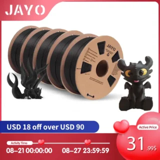 JAYO 3d PLA PLUS/PETG/SILK/PLA META/PLA 1.75mm 3D Printer Filament 5KG 100% No Bubble 3D Printing Materials for 3D Printer& Pen