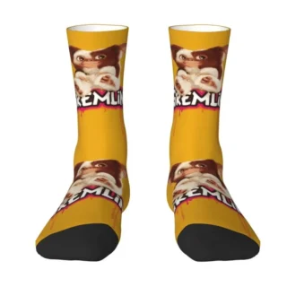 Kawaii Gremlins Socks Men Women Warm 3D Printing Monster Movie Gizmo Mogwai Basketball Sports Socks