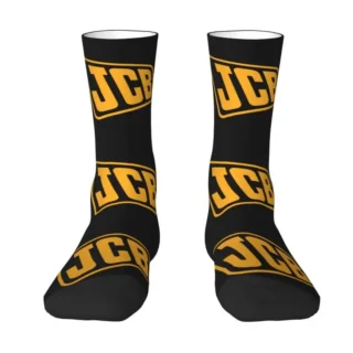Kawaii Men's JCB Dress Socks Unisex Warm Comfortable 3D Print Crew Socks
