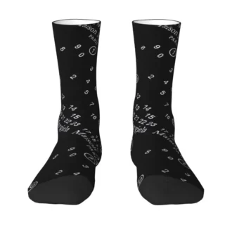 Novelty Men's Mm6 Margielas Dress Socks Unisex Comfortable Warm 3D Printing Crew Socks