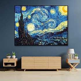 1 Stück Van Gogh Diy Diamantmalerei Die Sternennacht Diamantmalerei Handwerk Zuhause Geschenk ohne Rahmen