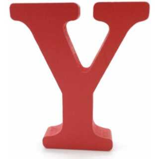 Holzbuchstaben (Y), rot, 1 Stück, 10 cm, A-Z, DIY, englisches Alphabet, Basteln, Ornamente für Zuhause, Hochzeit, Geburtstag, Party, Dekoration,