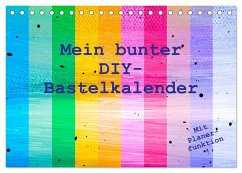 Mein bunter DIY-Bastelkalender (Tischkalender 2025 DIN A5 quer), CALVENDO Monatskalender