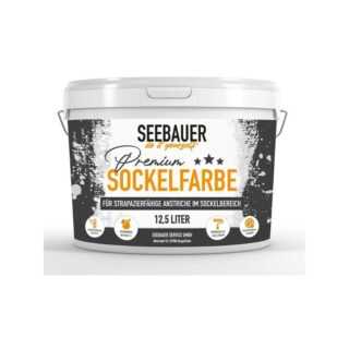 Seebauer Diy - Premium-Sockelfarbe in Trendfarben für Außen 12,5 Liter