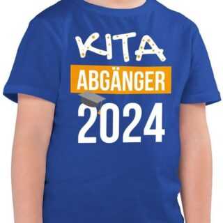 Shirtracer T-Shirt Kita Abgänger 2024 (1-tlg) Einschulung Junge Schulanfang Geschenke