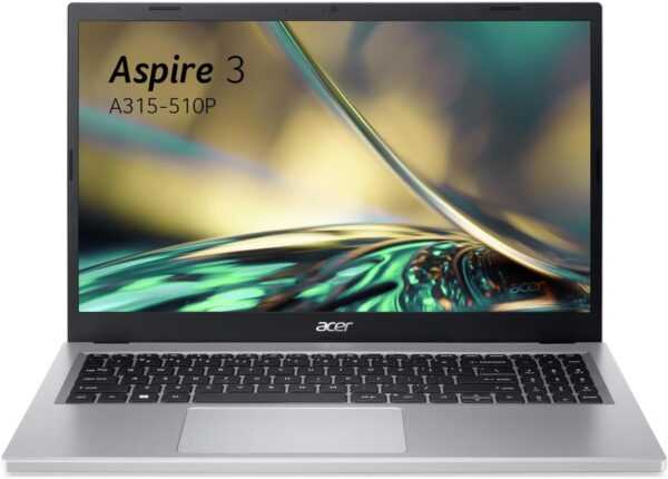 Acer Aspire 3 A315-510P-34V9 Ordinateur Portable 15,6'' Full HD, tragbarer PC (Intel Core i3-N305, RAM 8 Go, SSD 512 Go, Intel UHD Graphics, Windows 11) - Tastatur AZERTY (Français), Französische Tastatur