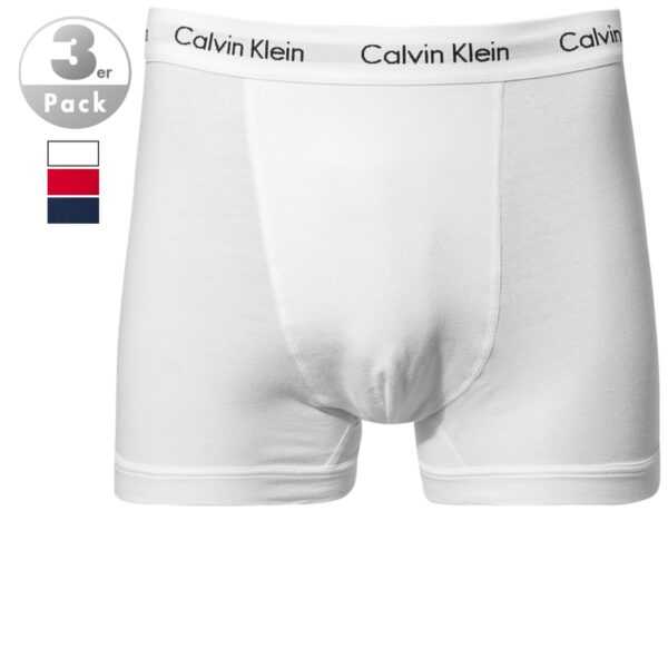 Calvin Klein Underwear Herren Unterwäsche blau,rot,weiß Baumwolle & Mix unifarben