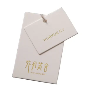 China Factory Direct Price clothing tags labels custom hang tags paper Hang tags with string Rope for Clothing