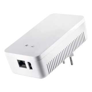 Devolo Powerline Adapter für Netzwerkverbindung über das Stromnetz PowerLine 500 Mbit/s / LAN 100Mbit/s