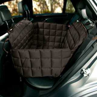 Doctor Bark 2-Sitz-Autodecke für Rücksitz, L: Sitzbreite 85 cm, Sitztiefe 60 cm, Sitzhöhe 55 cm, braun