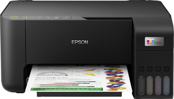 Epson EcoTank ET-2815 Mul-ti-funk-ti-ons-dru-cker Tintentank WLAN (Wi-Fi) Scannen Kopieren Drucken 3 Jahre Epson Garantie*