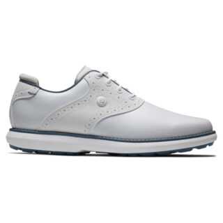 FootJoy Traditions Spikeless Golf-Schuh Damen | white-blue, grey EU 42 Medium