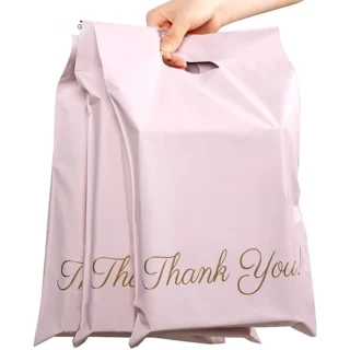 Handle Poly Bag Mailers Courier Bag With Handle Mailing With Without Logo