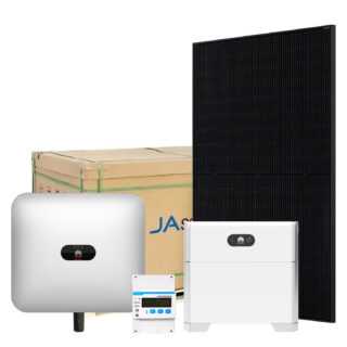 Huawei Komplettanlage 10kW Solaranlage JA-Solar JAM54D41 435W Glas-Glas Bifacial Full-Black
