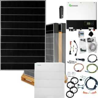 Lieckipedia - 5000 Watt Hybrid Solaranlage, Komplettset dreiphasig inkl. 7,68 kWh Lithiumspeicher, EcoDelta