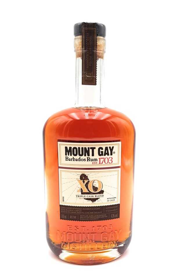 Mount Gay 1703 XO Triple Cask Blend Barbardos Rum 1x 0,7 l Alkohol 43% vol.