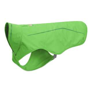 Ruffwear Sun Shower Regenjacke für Hunde, M, Brustumfang 69-81 cm - Meadow Green