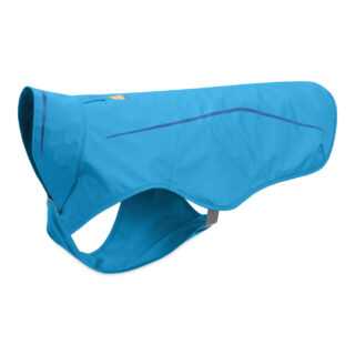 Ruffwear Sun Shower Regenjacke für Hunde, XL, Brustumfang 91-107 cm - Blue Dusk