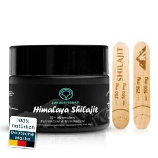 Shilajit Premium 100% pures Mumijo Himalaya 85+ Mineralien, Gesundheit, Immunsystem, Energiebooster, 50 Gramm