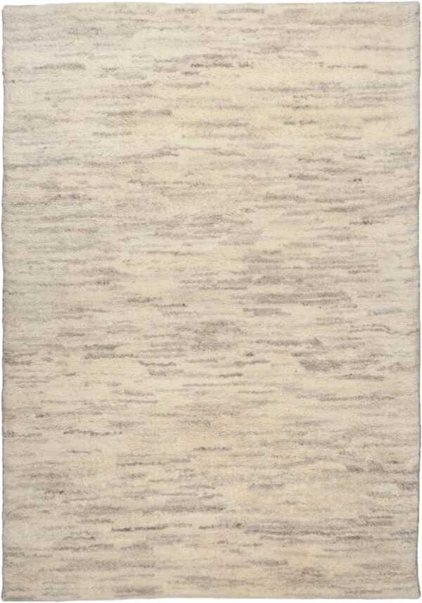 Sona-Lux Berber Teppich handgeknüpft meliert beige Groesse 150 x 150 cm Quadratisch