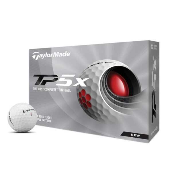 TaylorMade TP5x Golf-Ball | White 12 Bälle