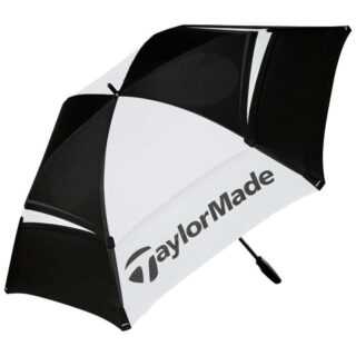TaylorMade Tour Double Canopy Umbrella 68'' | Black-white, gray