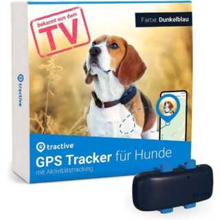 Tractive GPS Tracker 4 LTE für Hunde, midnight blue