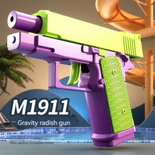 3D Radish Toy Gun Model Cannot Shoot M1911 Pistol Desert Eagle Empty Load Hang-up 3D Printing Fidget