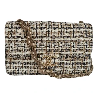 Chanel Timeless/Classique Tweed Handtaschen